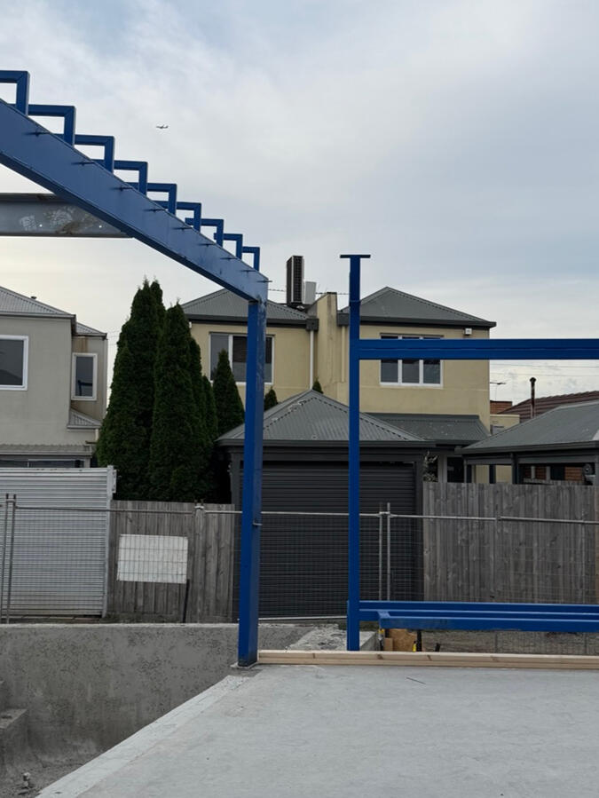 Structural steel installation